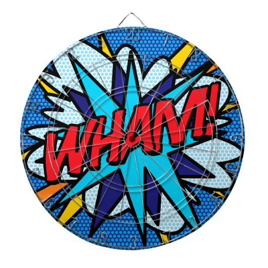 Pop van stripboeken WHAM Dartbord (Voorkant)