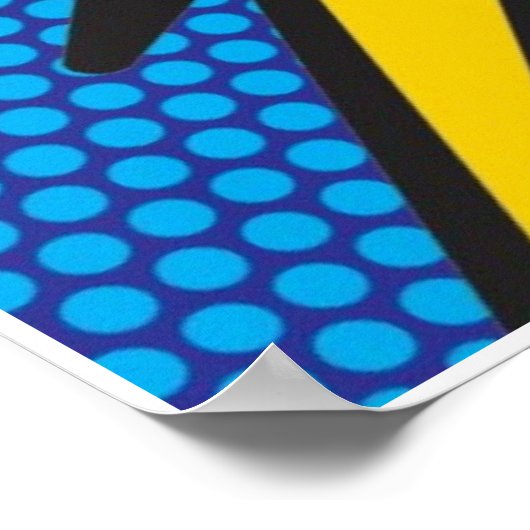 Pop van stripboeken WHAM Poster (Hoek)