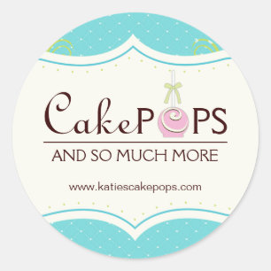 Pop van whisky ronde sticker