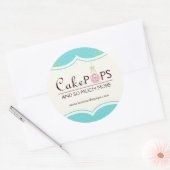 Pop van whisky ronde sticker (Envelop)