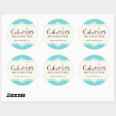 Pop van whisky ronde sticker (Vel)