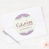 Pop van whisky ronde sticker (Envelop)