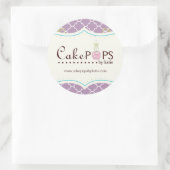 Pop van whisky ronde sticker (Tas)