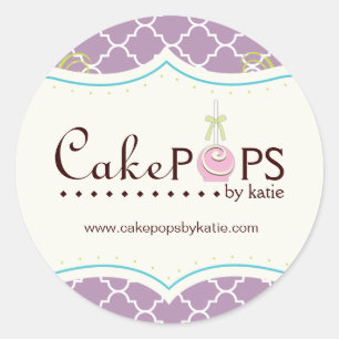 Pop van whisky ronde sticker