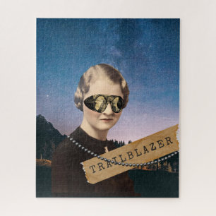  Pop van Woman Trailblazer Night Sky Art Legpuzzel
