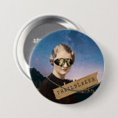 Pop van Woman Trailblazer Night Sky Art Ronde Button 7,6 Cm (Voorkant /achterkant)