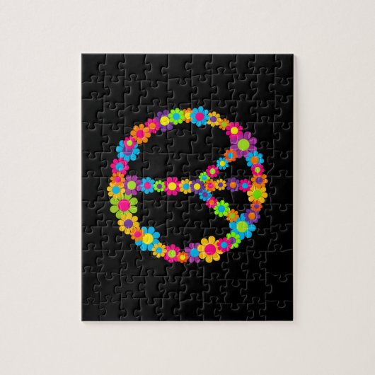  Pop, ventilatorkracht, vrede Legpuzzel (Verticaal)