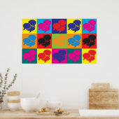 Pop vertolken poster (Keuken)
