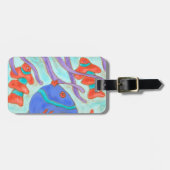 Pop vis bagagelabel (Voorkant horizontaal)