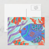 Pop vis briefkaart (Voorkant / Achterkant)