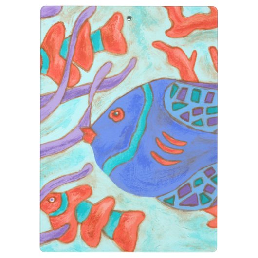 Pop vis klembord (Achterkant)