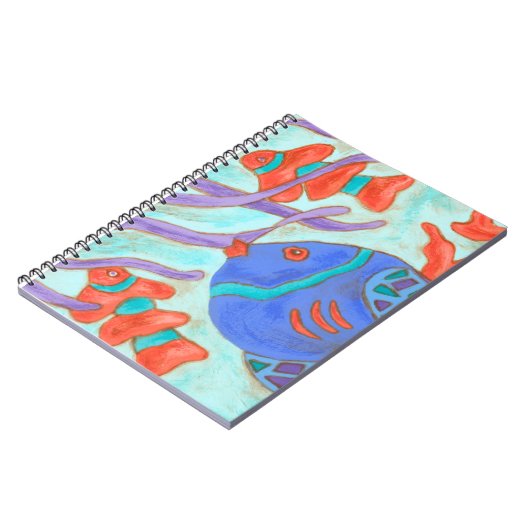 Pop vis notitieboek (Linkerzijde)