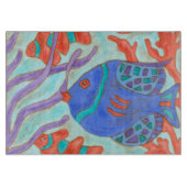 Pop vis snijplank (Voorkant)