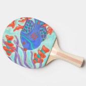 Pop vis tafeltennisbatje (Zijkant)