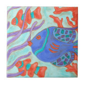 Pop vis tegeltje (Voorkant)