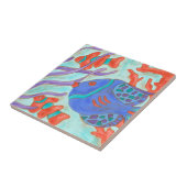 Pop vis tegeltje (Zijkant)