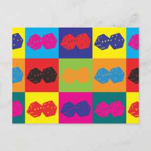 Pop voor games briefkaart
