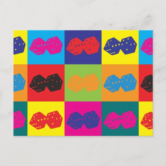 Pop voor games briefkaart (Voorkant)