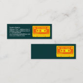 Pop voor gemengde tapes mini visitekaartje (Voorkant / Achterkant)