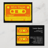 Pop voor gemengde tapes visitekaartje (Voorkant / Achterkant)