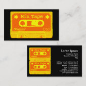 Pop voor gemengde tapes visitekaartje (Voorkant / Achterkant)