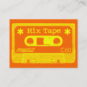 Pop voor gemengde tapes visitekaartje