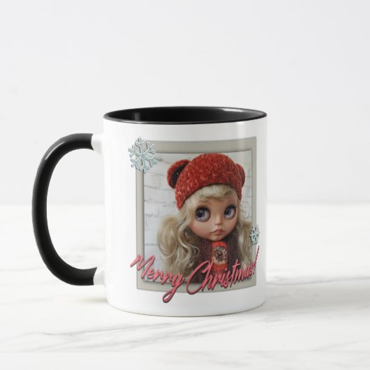 Pop ,voor kerst , kerst, mok (Links)