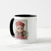 Pop ,voor kerst , kerst, mok (Voorkant links)