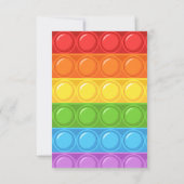 Pop voorbij! Pastel pop het gelukkige kind van de Kaart (Achterkant)