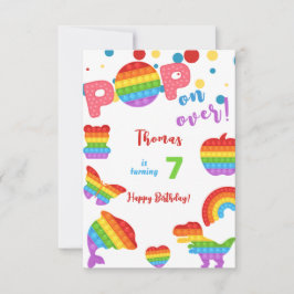 Pop voorbij! Pastel pop het gelukkige kind van de  Kaart