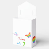 Pop voorbij! Pastel pop het verjaardagskind Bedankdoosjes (Geopend)