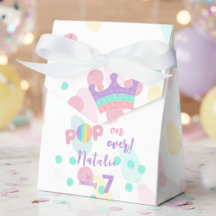 Pop voorbij! Pastel pop het verjaardagskind