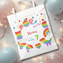 Pop voorbij! Pastel pop het verjaardagskind