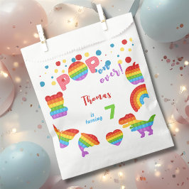 Pop voorbij! Pastel pop het verjaardagskind Bedankzakje