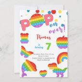 Pop voorbij! Pastel pop het verjaardagskind Kaart (Voorkant)