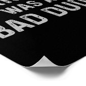 Pop was een slechte dude grappige verkiezing 2020  poster (Hoek)