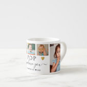 POP We Love You Grandkids 5 Fotocollage Espresso Kop (Voorkant rechts)