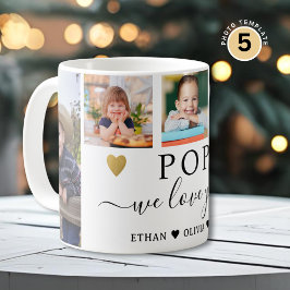 POP We Love You Kleinkinderen 5 Foto Collage Koffiemok
