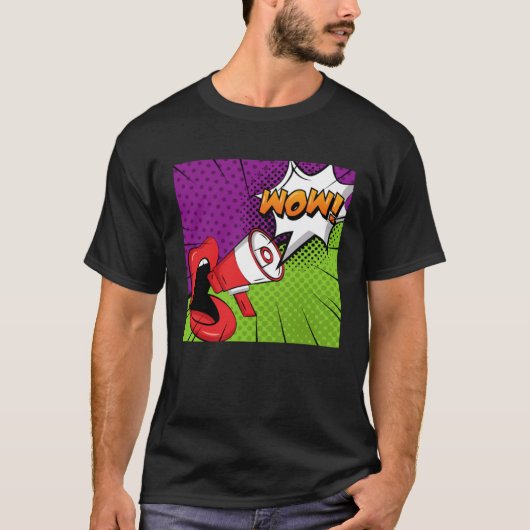 Pop wow t-shirt (Voorkant)