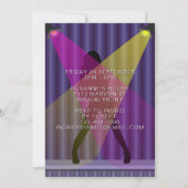 Pop Zanger Stage Teen Girl 14e Verjaardag Kaart (Achterkant)