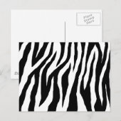 Pop Zebra Briefkaart (Voorkant / Achterkant)