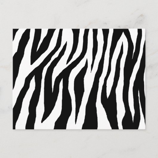 Pop Zebra Briefkaart (Voorkant)