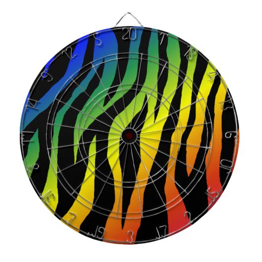 Pop Zebra Dartbord (Voorkant)