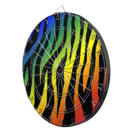 Pop Zebra Dartbord (Voorkant Rechts)