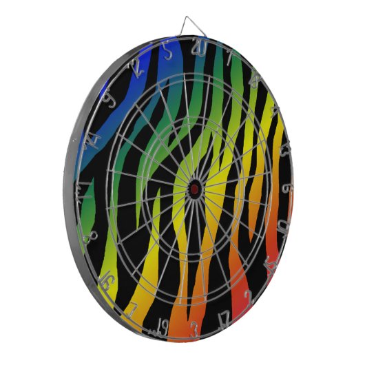 Pop Zebra Dartbord (Voorkant Links)