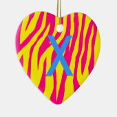 Pop Zebra Keramisch Ornament (Rechts)