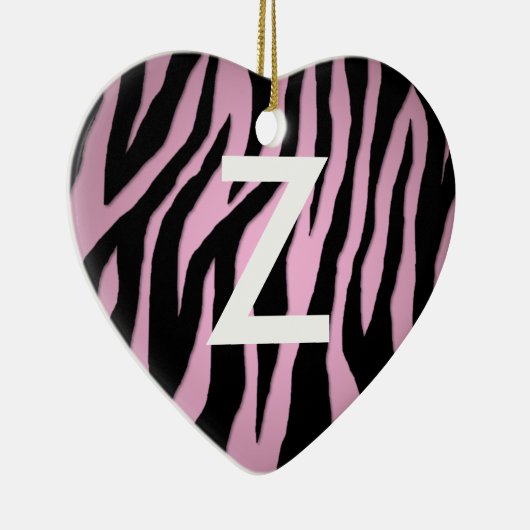 Pop Zebra Keramisch Ornament (Rechts)