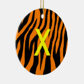 Pop Zebra Keramisch Ornament (Rechts)