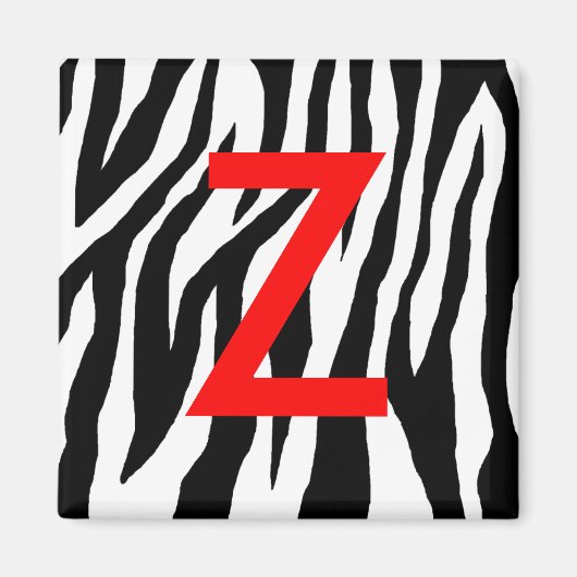 Pop Zebra Magneet (Voorkant)