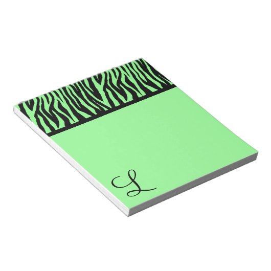 Pop Zebra Notitieblok (Schuin)